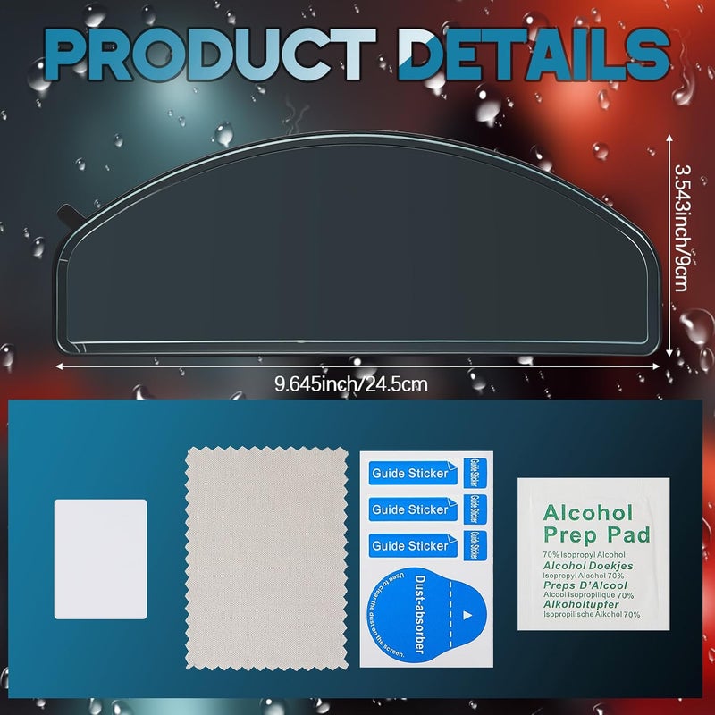 Kingdder 10 Pack Motorcycle Helmet Visor Anti Fog Film Helmet Mask Anti-fog Transparent Visor, Replacement Motorcycle Helmet Face Shield, for Safe Riding All Seasons Use - Image 3